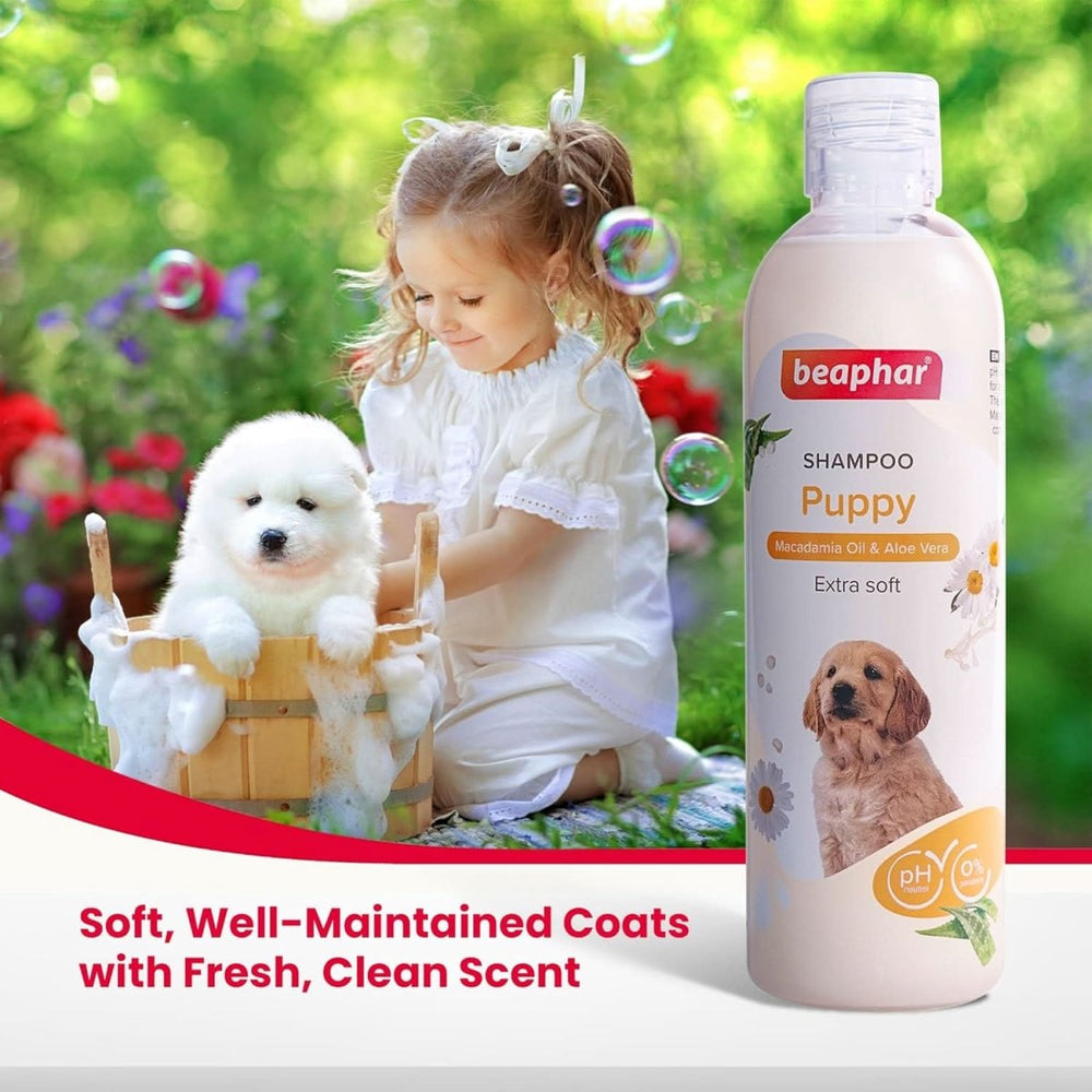 Beaphar Macadamia Oil Shampoo for Puppies – 250 ml - dspetstore.com