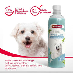 Beaphar White Coat Dog Shampoo – 250ml - dspetstore.com