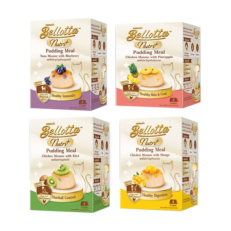 Bellotta Nutri+ Pudding Meal Chicken Mousse with Kiwi.