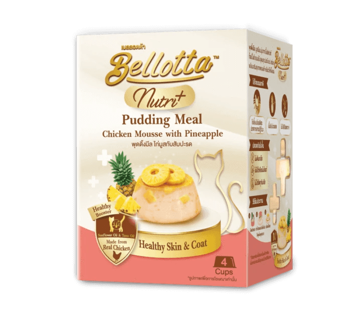 Bellotta Nutri+ Pudding Meal Chicken Mousse with Pinapple - dspetstore.com