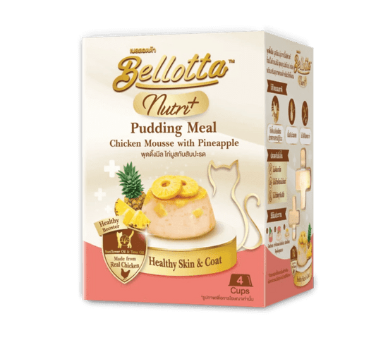 Bellotta Nutri+ Pudding Meal Chicken Mousse with Pinapple - dspetstore.com