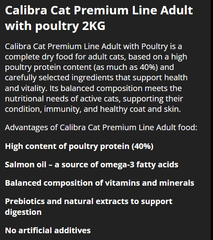 Calibra Cat Premium Line Adult with Poultry - dspetstore.com