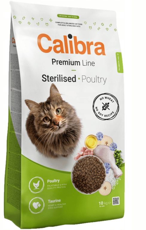 Calibra Cat Premium Line Sterilized Poultry Dry Cat Food - dspetstore.com