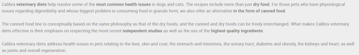 Calibra Diabetes / Obesity Weight Management Dog Food - dspetstore.com