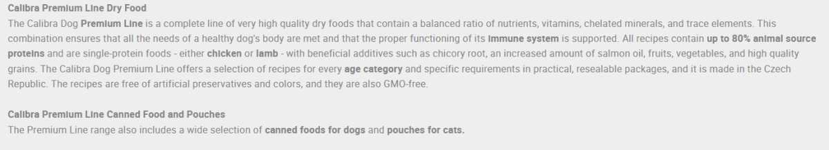 Calibra Dog Premium Line Adult Dry Food - dspetstore.com