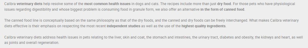 Calibra Hepatic Dry Dog Food - dspetstore.com