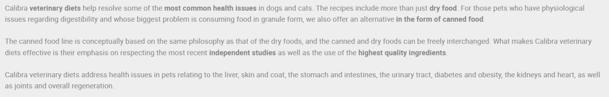 Calibra Hypoallergenic Skin & Coat Dog Food - dspetstore.com
