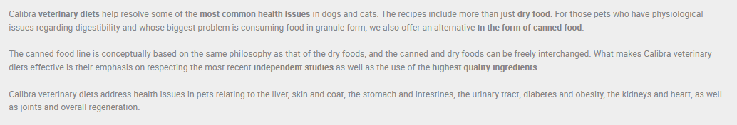 Calibra Hypoallergenic Wet Dog Food - dspetstore.com
