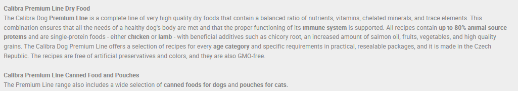 Calibra Junior Large Breed Dog Food - dspetstore.com