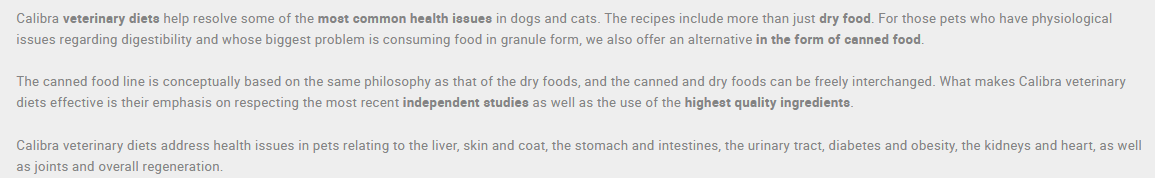 Calibra Struvite Wet Cat Food - dspetstore.com