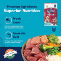 Carniwel Fresh Lamb Starter Large Breed Dry Dog Food - dspetstore.com