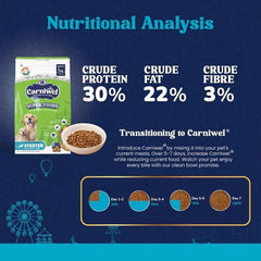 Carniwel Starter Dry Dog Food for Large Breeds, Vegeterian - dspetstore.com