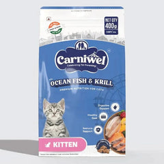 Carniwel with Ocean Fish & Krill, Dry Cat Food, Kitten - dspetstore.com