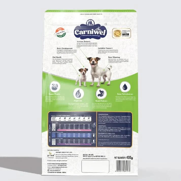 Carniwel with Veg Superfoods, Dry Dog Food for Small Dog, Starter - dspetstore.com