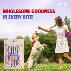 Chip Chops Chicken & Codfish Sandwich Dog Treats.