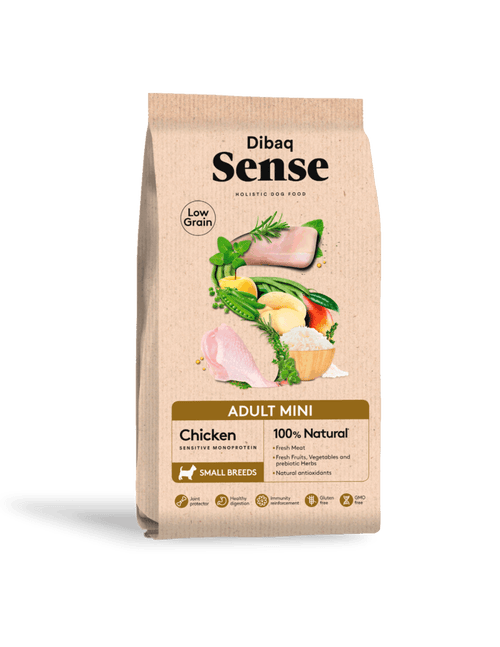 Dibaq Sense Low Grain Adult Mini Chicken - dspetstore.com