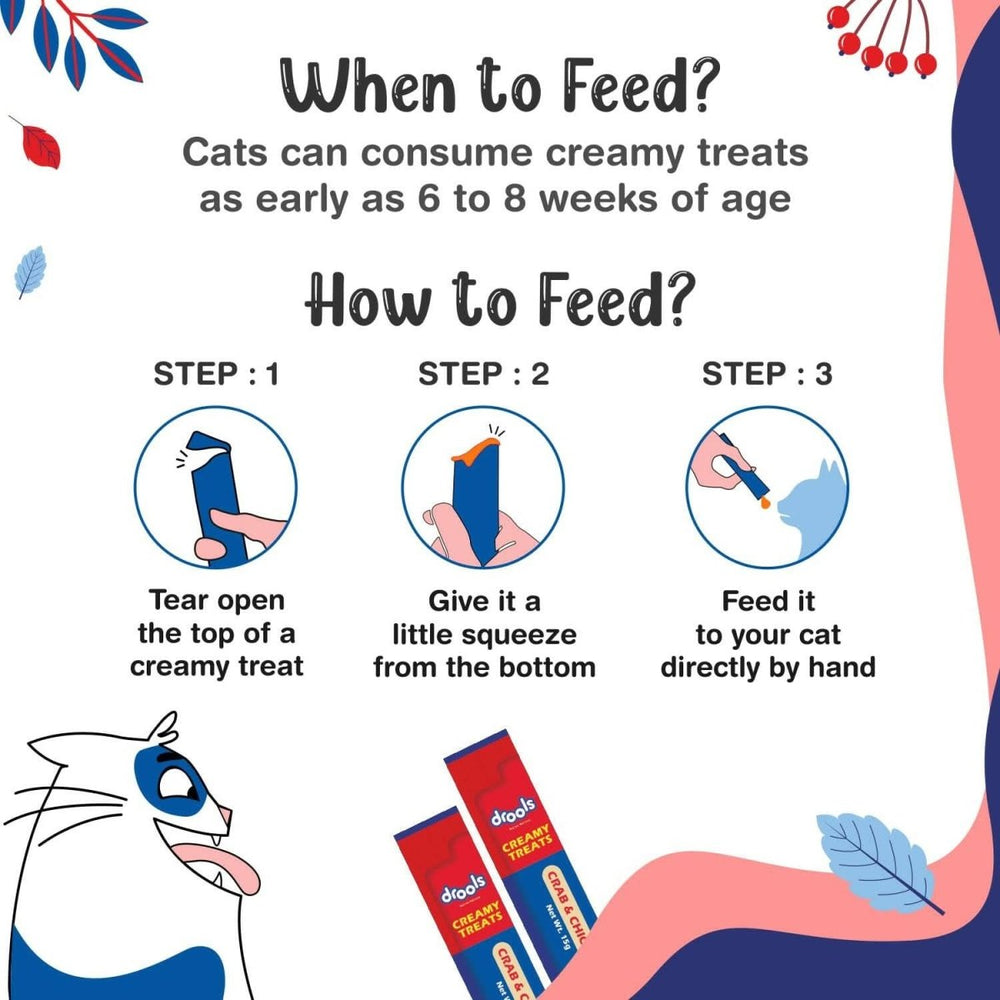 Drools Creamy Treats for Cats Crab & Chicken - dspetstore.com