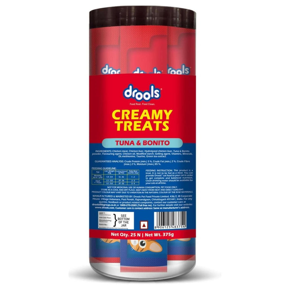 Drools Creamy Treats for Cats Tuna & Bonito - dspetstore.com