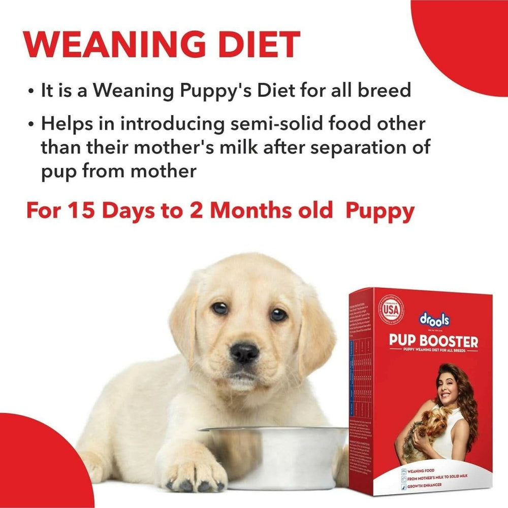 Drools Pup Booster - Puppy Weaning Diet For All Breeds - dspetstore.com