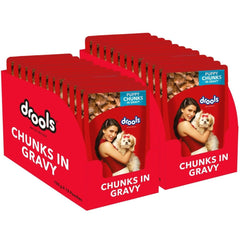 Drools Puppy Wet Dog Food Real Chicken and Chicken Liver Chunks in Gravy - dspetstore.com