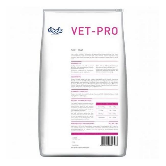 Drools Vet Pro Skin And Coat Dog Food - dspetstore.com