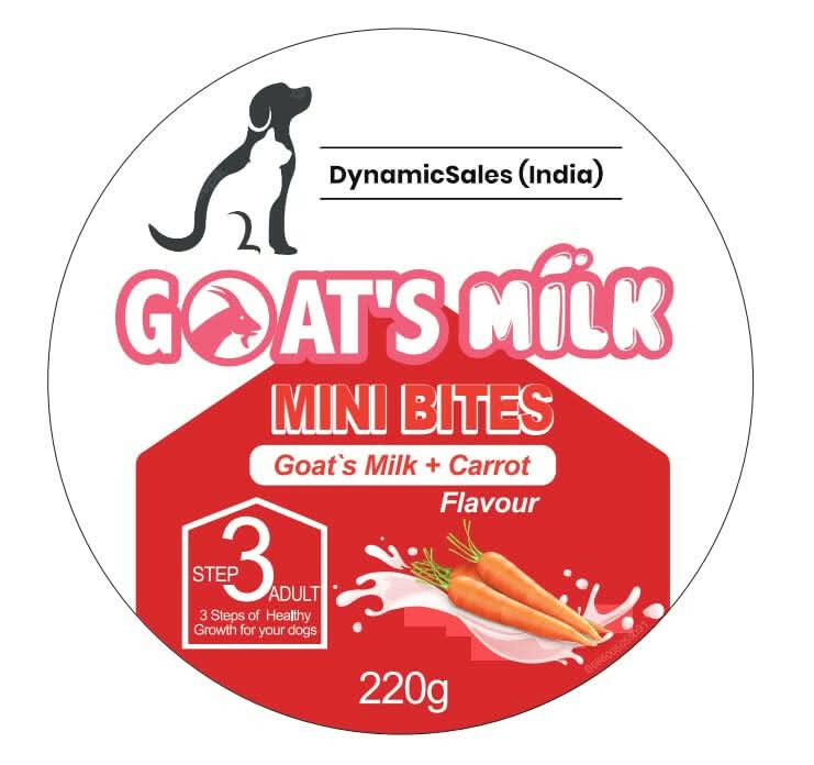 DynamicSales Hypoallergenic Dog Treats – Healthy Skin & Coat Mini Bites, Carrot Flavour - dspetstore.com