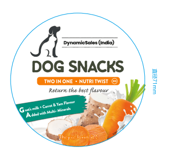 DynamicSales (India) Dog Training Treats – Carrot & Yum Flavour - dspetstore.com