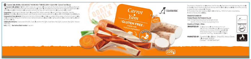 DynamicSales (India) Dog Training Treats – Carrot & Yum Flavour - dspetstore.com