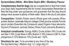 DynamicSales (India) Hypoallergenic Dog Treats – Healthy Skin & Coat Mini Bites, Blueberry Flavour - dspetstore.com