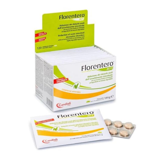 Candioli Florentero Act 10 Tab, helps pet's tummy problems.