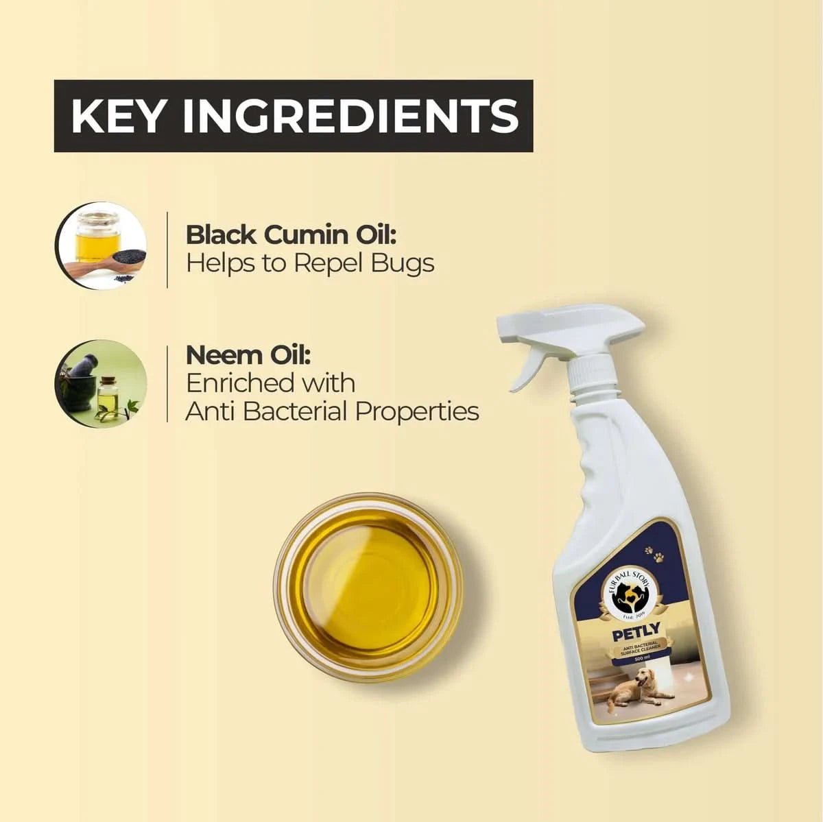 Furball Story Pet - Friendly Surface Cleaner – 500ml - dspetstore.com