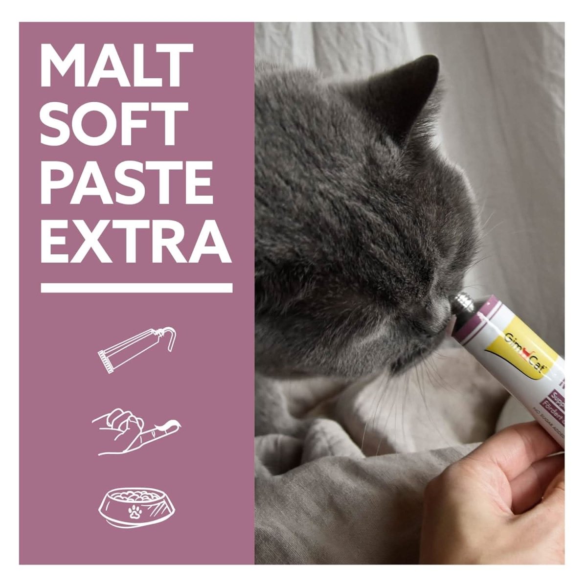 GimCat Malt Soft Paste Extra Anti Hairball (50g) - dspetstore.com