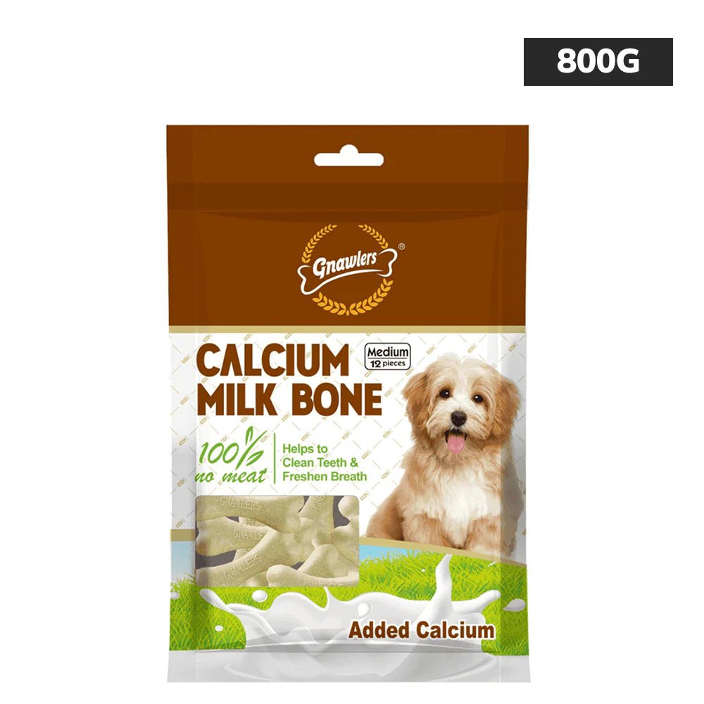 Gnawlers Calcium Milk Bone Dog Treats Medium - dspetstore.com