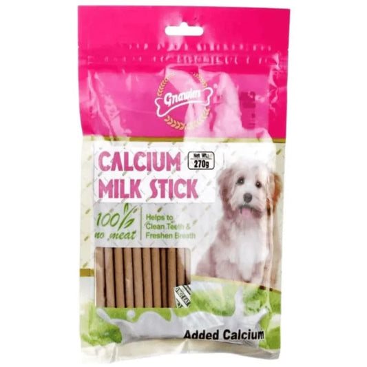 Gnawlers Calcium Milk Sticks Dog Treats - dspetstore.com