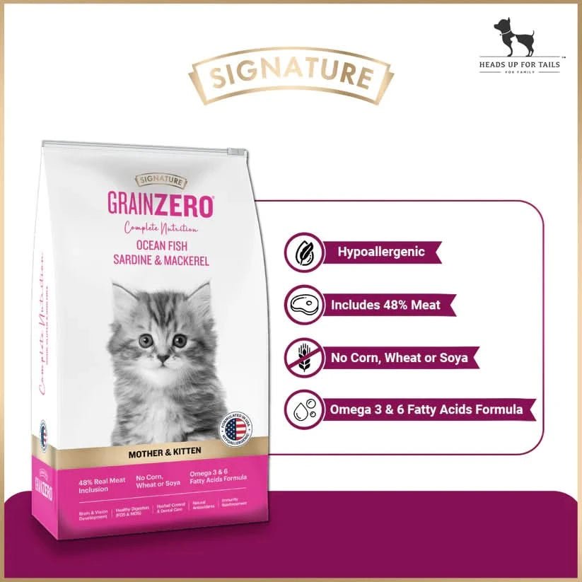 Grain Zero Signature Kitten Dry Food - dspetstore.com