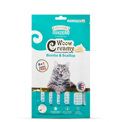 Grain Zero Woow Lickable Treats Combo for Cats & Kittens – Tuna, Chicken, Salmon & Crab – 75 gm Each - dspetstore.com