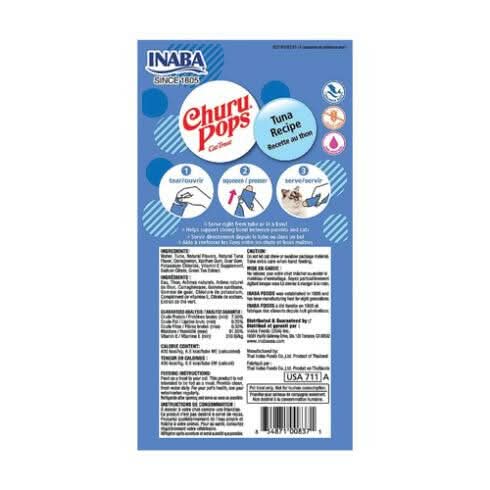 INABA Churu Juicy Bites Tuna Recipe Flavor Cat Treats USA711A, 33.9 g (Pack of 1) - dspetstore.com