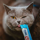 INABA Churu Tuna With Scallop Recipe Lickable Purée Natural Cat Treats USA604A, 56 g (Pack of 1) - dspetstore.com