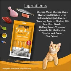 Kitty Yums Salmon & Skipjack Creamy Cat Treats - dspetstore.com
