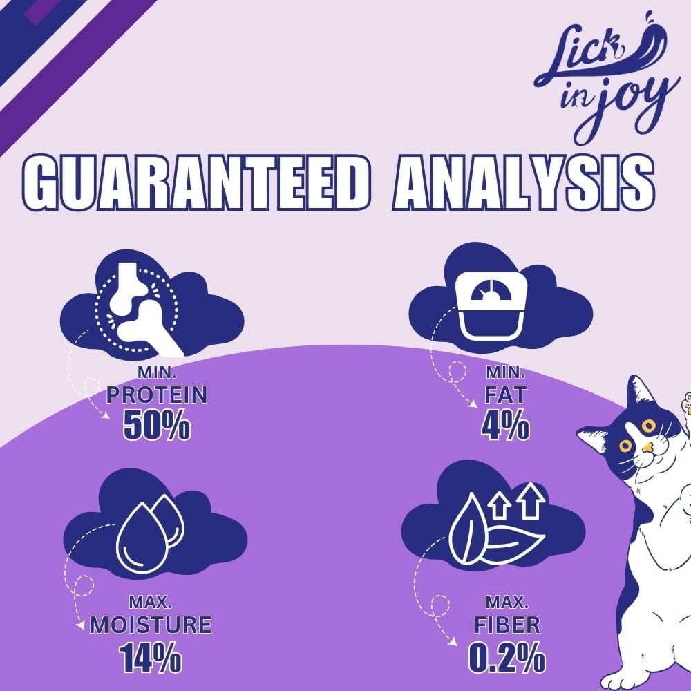 Lick in Joy Soft Cat Jerky All Life Stages Cat Treats, Fish Shreds, 35 g - dspetstore.com