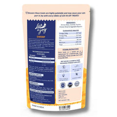 Lick in Joy Soft Cat Jerky All Life Stages Cat Treats, Shrimp, 35 g - dspetstore.com