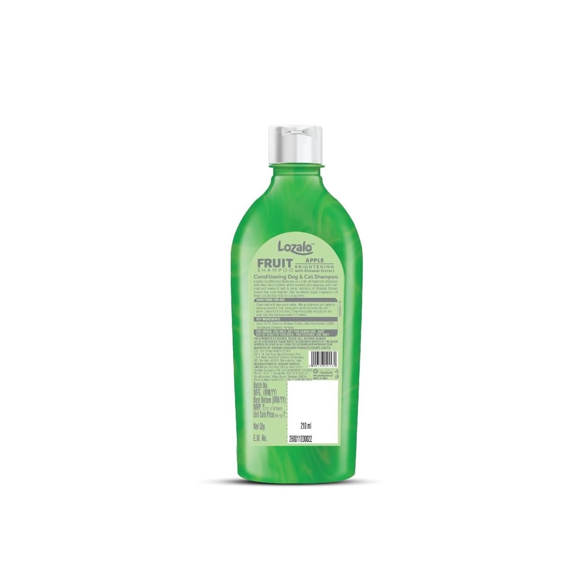 Lozalo Apple Conditioning Shampoo for Dogs and Cats - dspetstore.com