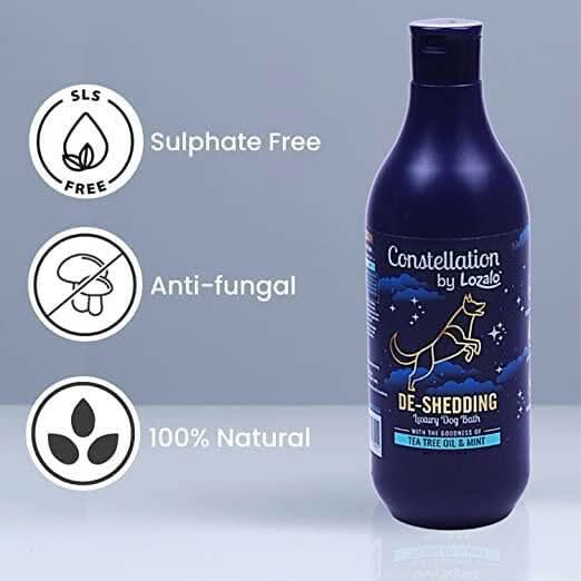 Lozalo Constellation De - Shedding Shampoo for Dogs – 375ml - dspetstore.com