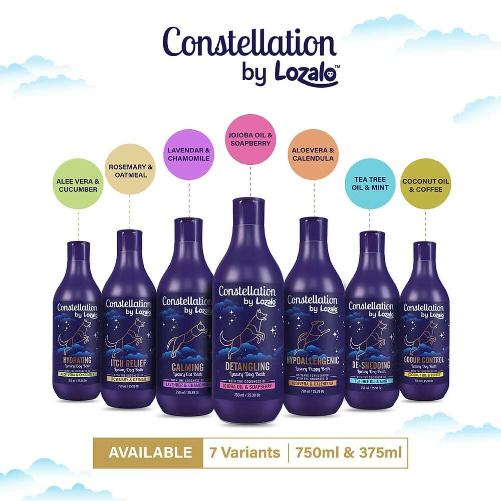 Lozalo Constellation Detangling Shampoo for Dogs – 375ml - dspetstore.com