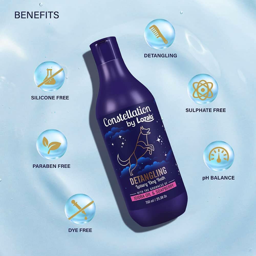 Lozalo Constellation Detangling Shampoo for Dogs – 375ml - dspetstore.com