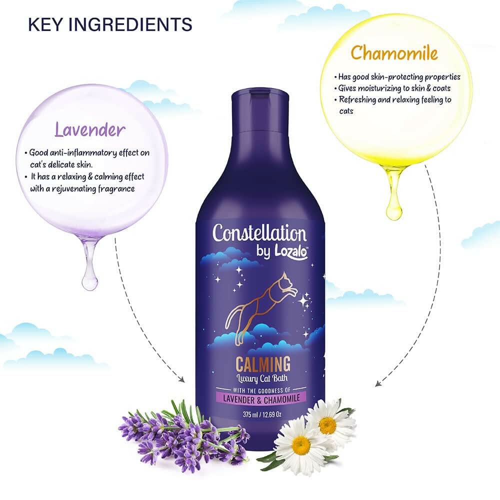 Lozalo Constellation Hydrating Shampoo for Cats – 375ml - dspetstore.com