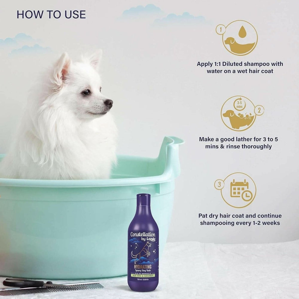 Lozalo Constellation Hydrating Shampoo for Dogs – 375ml - dspetstore.com