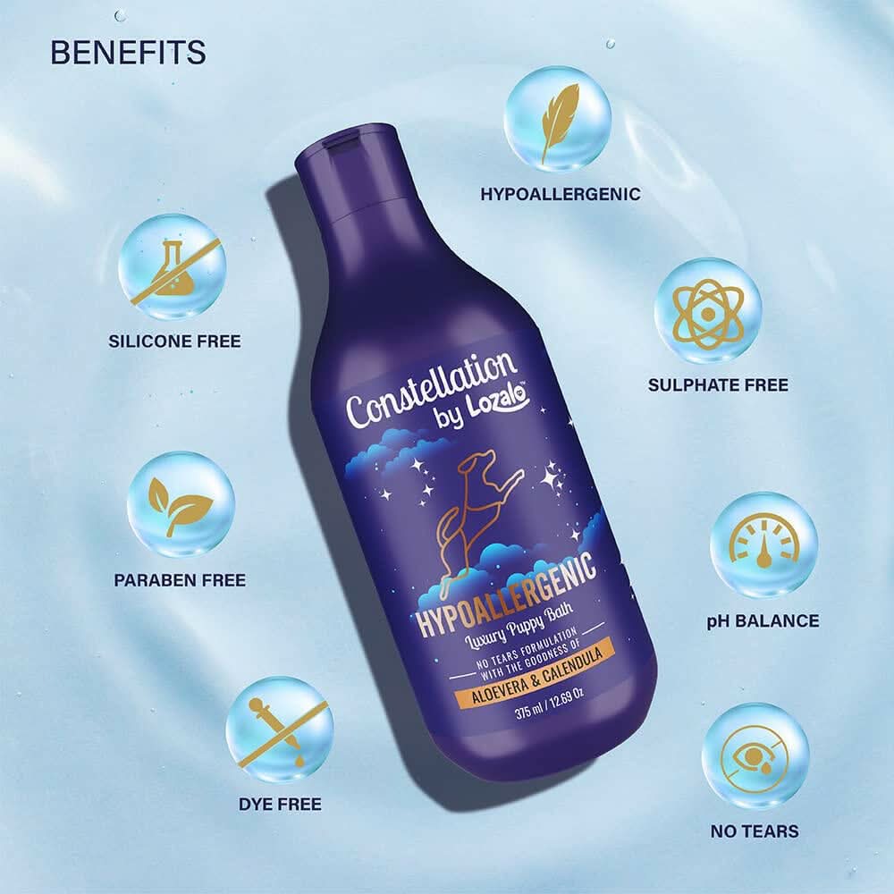 Lozalo Constellation Hypoallergenic Shampoo for Dogs – 375ml - dspetstore.com