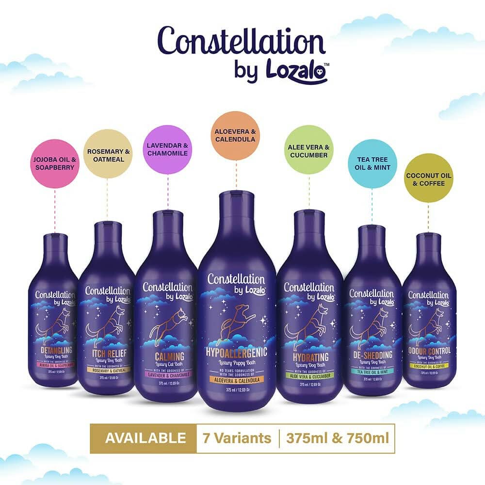 Lozalo Constellation Hypoallergenic Shampoo for Dogs – 375ml - dspetstore.com