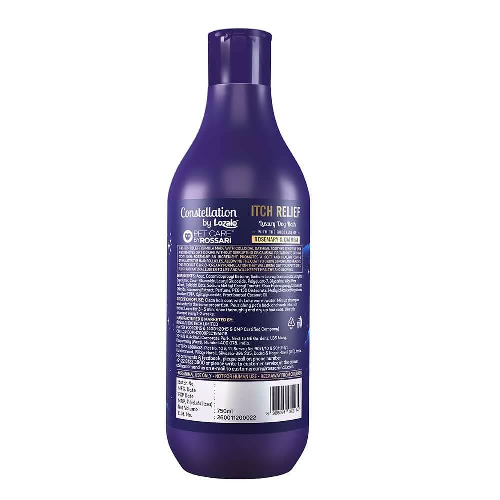 Lozalo Constellation Itch Relief Shampoo for Dogs – 375ml - dspetstore.com